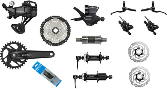 Grupo Shimano MTB Essa 8 Velocidades Monoplato